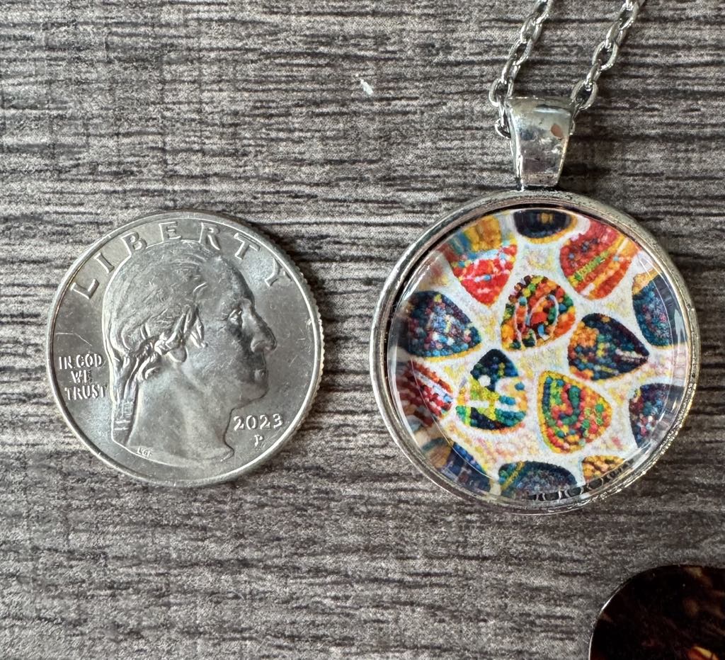 Guitar Pick Necklace - Mosaic