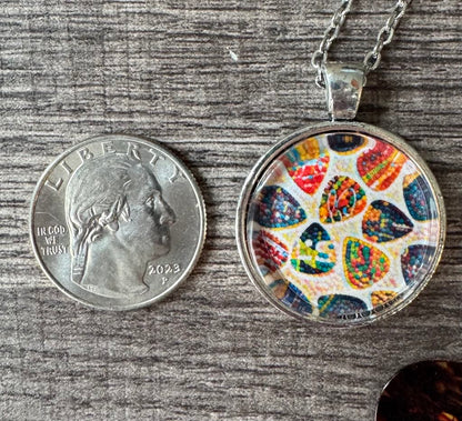 Guitar Pick Necklace - Mosaic