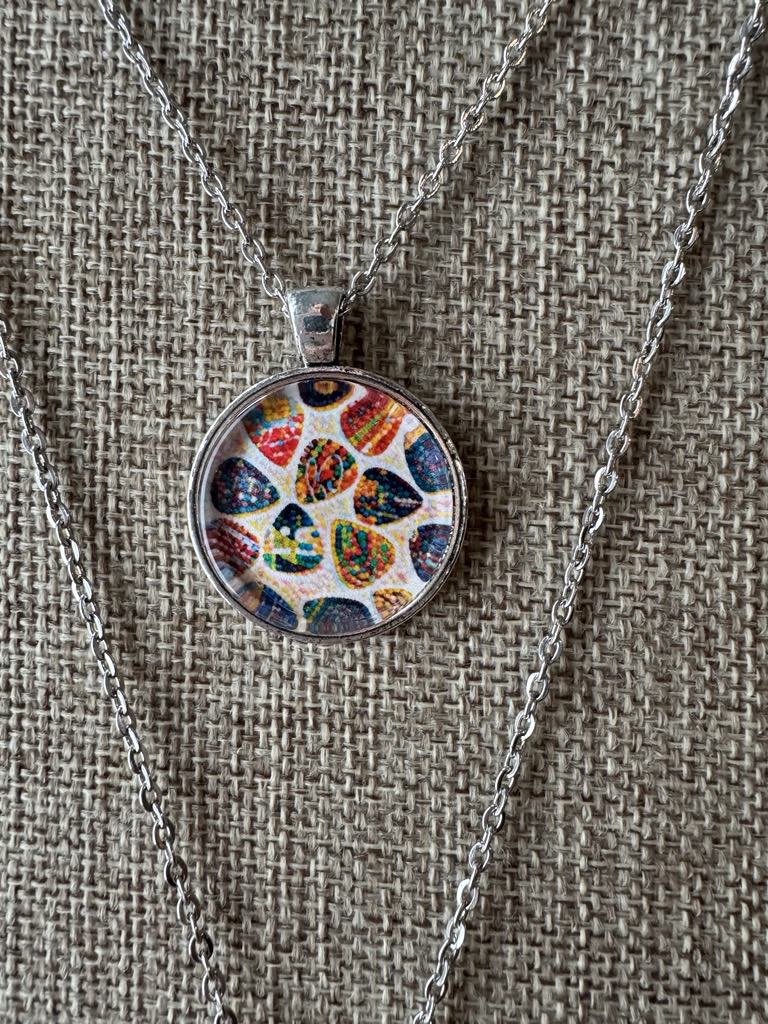 Guitar Pick Necklace - Mosaic