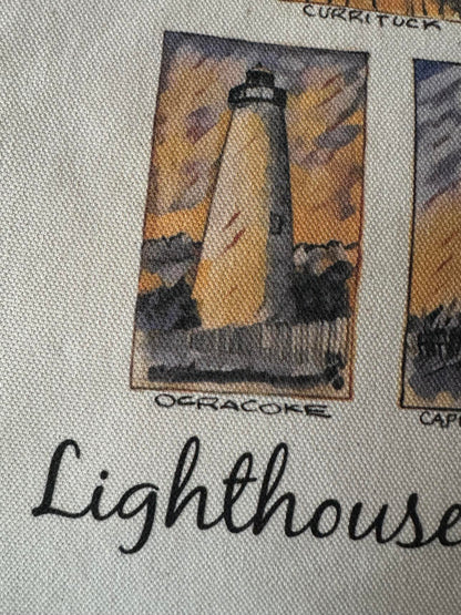 NC Lighthouses Jumbo Tote Bag