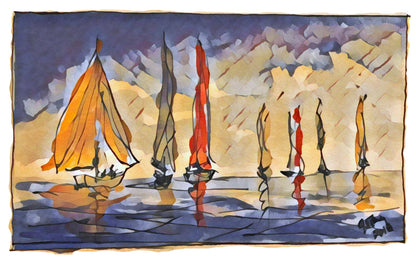 Regatta Notecard Set (4 cards)