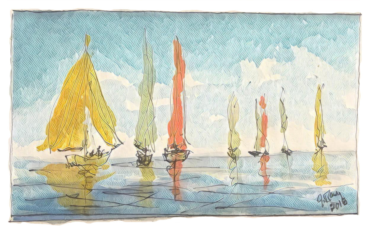 Regatta Notecard Set (4 cards)