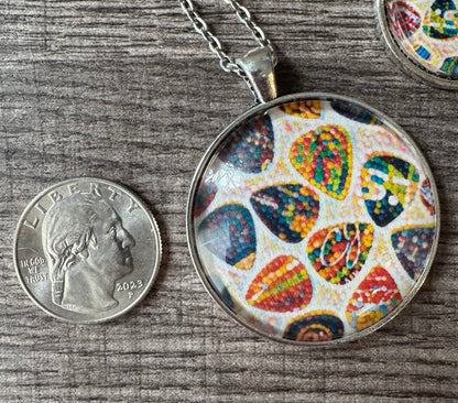 Guitar Pick Necklace - Mosaic