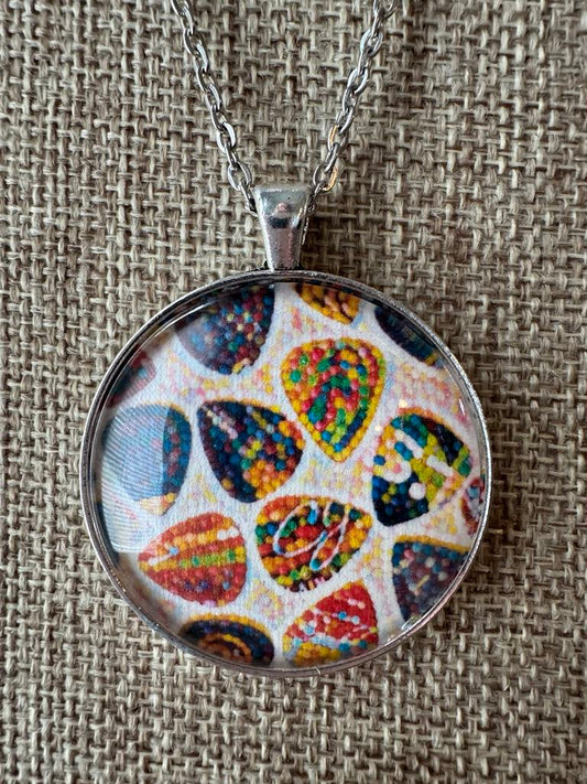 Guitar Pick Necklace - Mosaic